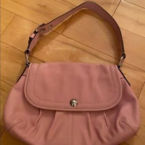 Pink Leather Coach Purse